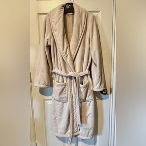 Cozy Beige Quilted Robe